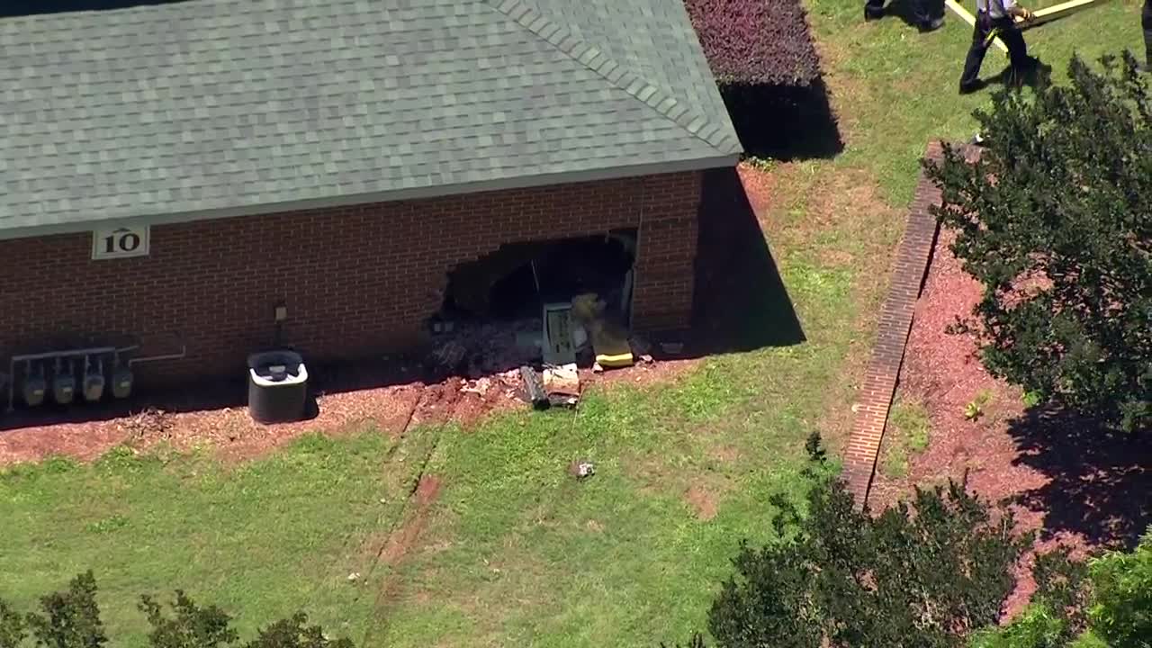 Vehicle runs into senior living home in Greenville, South Carolina