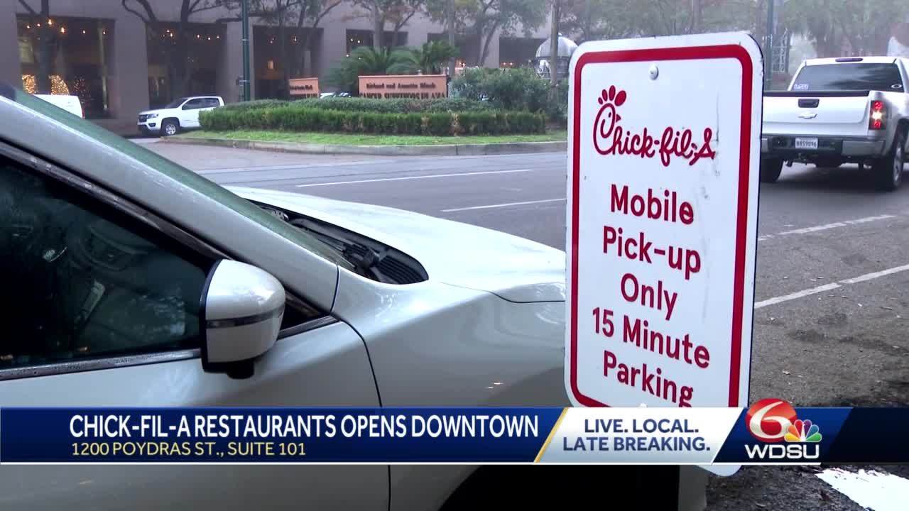 Chick-fil-a opens in New Orleans