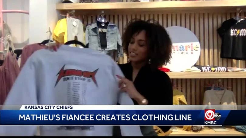 Tyrann Math, ieu's fiancée creates fashion for fans ahead of Super Bowl