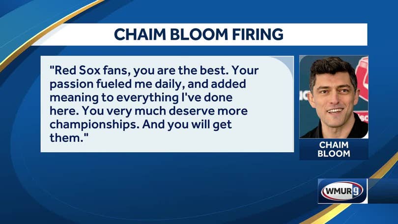 What Chaim Bloom said in first statement following firing from Red Sox