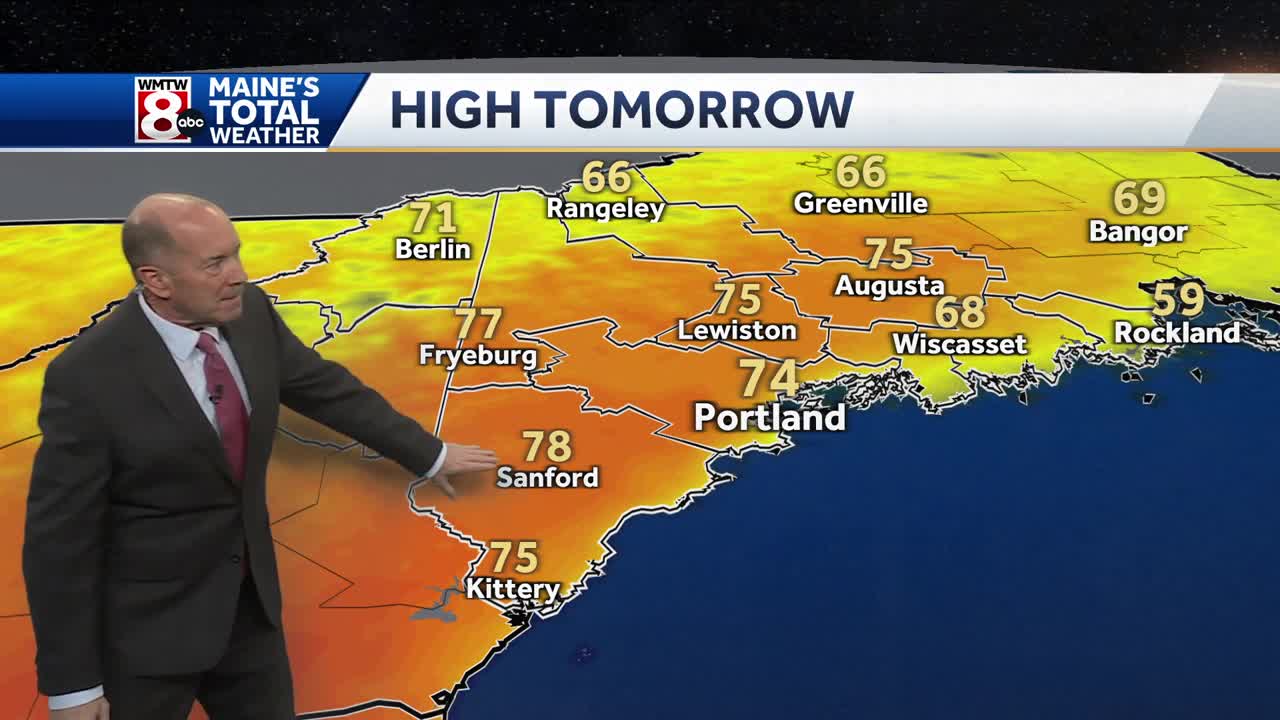 One day warm-up as we head to the 70’s