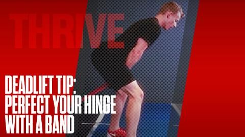 preview for DEADLIFT TIP: PERFECT YOUR HINGE WITH A BAND