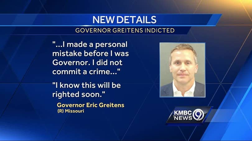 Missouri Governor Eric Greitens Indicted On Invasion Of Privacy Related To 2015 Affair