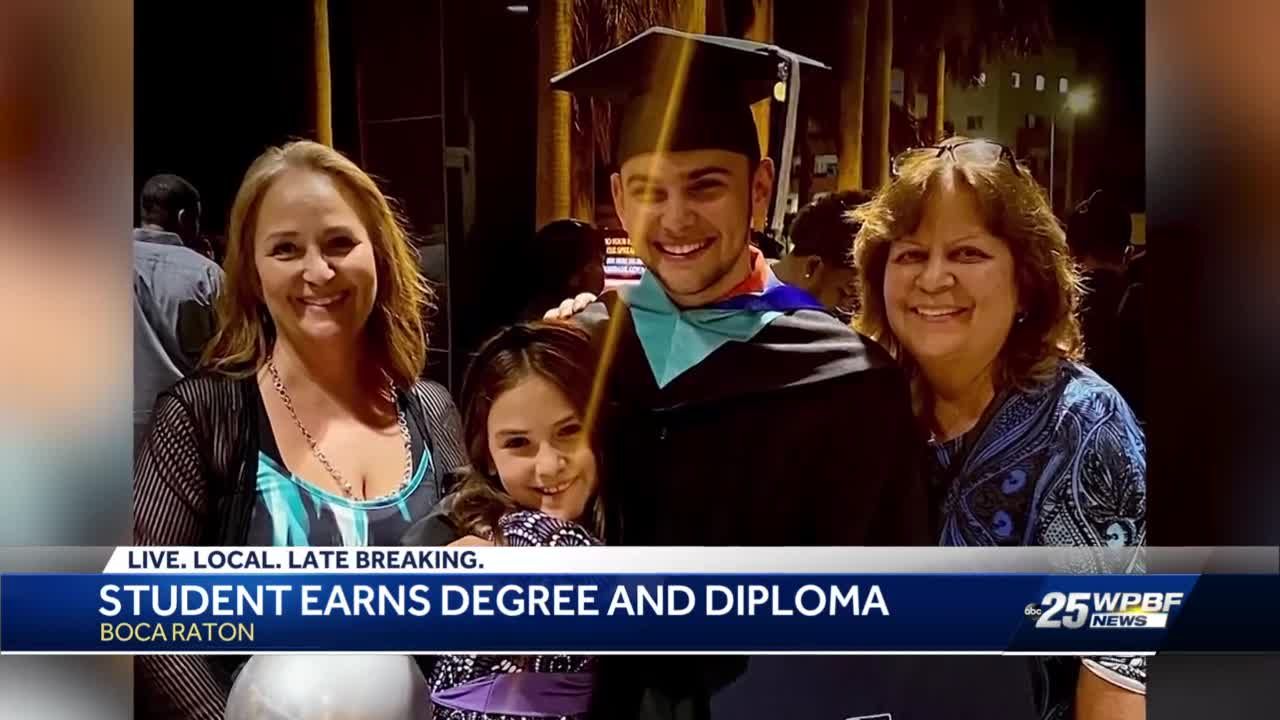 Boca Raton 17-year-old graduates college before getting high school diploma