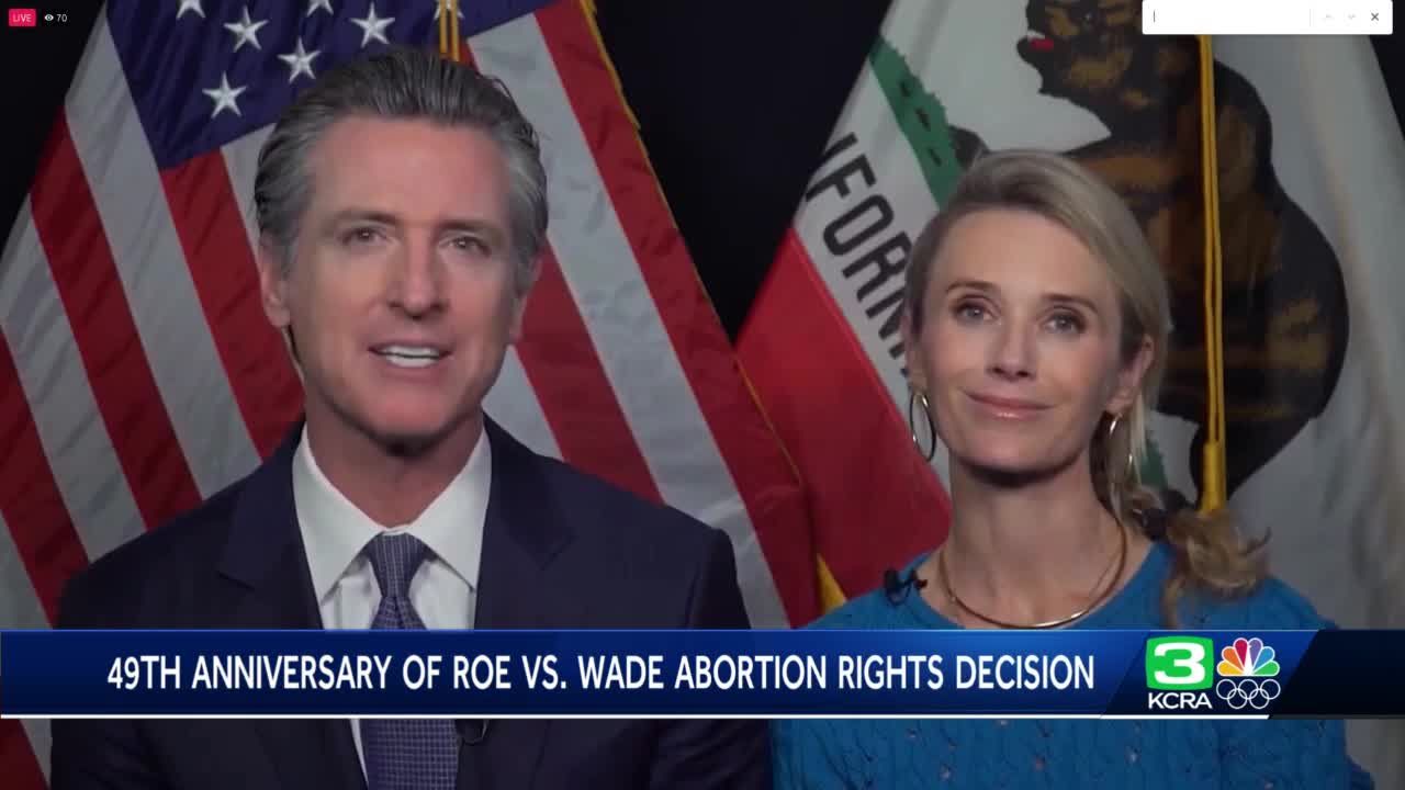 'Proud reproductive freedom state': Gov. Newsom honors 49th anniversary of Roe v. Wade