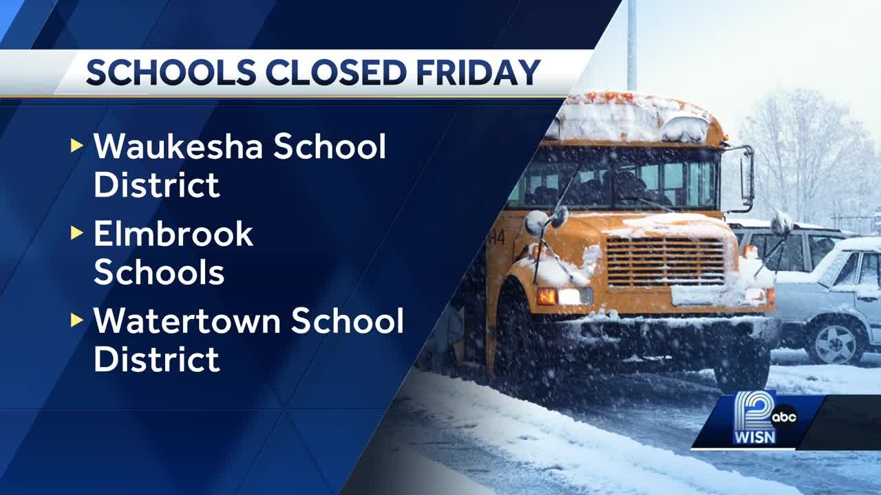 Southeast Wisconsin School business closings and delays for