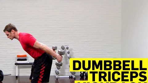 preview for Dumbbell Triceps Kickback