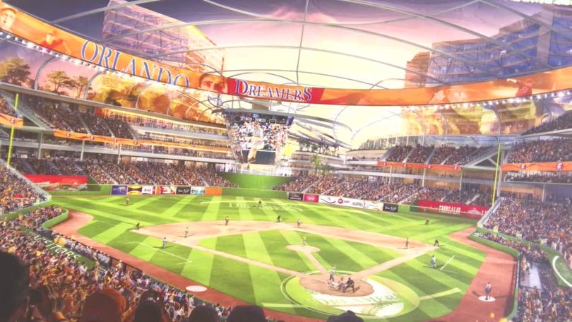 Here it is - Orlando's $1.7 billion MLB stadium proposal: - Don't like the  glass roof idea