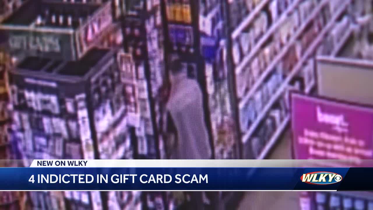 Federal grand jury indicts 4 men in Louisville gift card scam