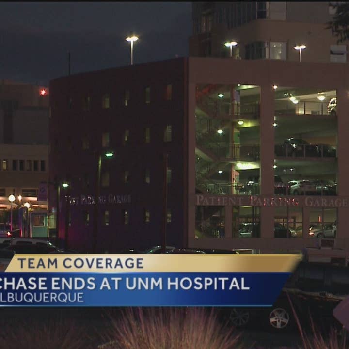 Wednesday Chase Ended At Hospital Parking Garage