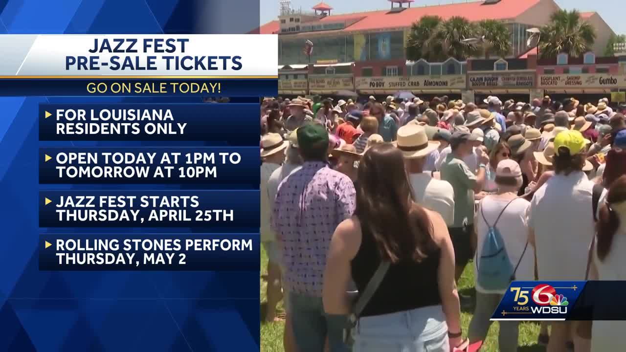 Jazz Fest presale tickets for Rolling Stone Performance