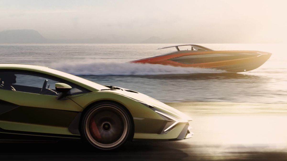 preview for 'Tecnomar for Lamborghini 63': El yate deportivo más llamativo del momento