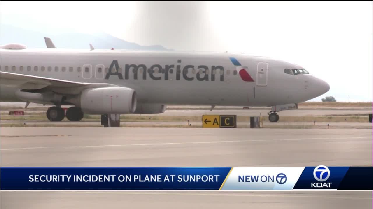 Security Incident on plane at Albuquerque International Sunport