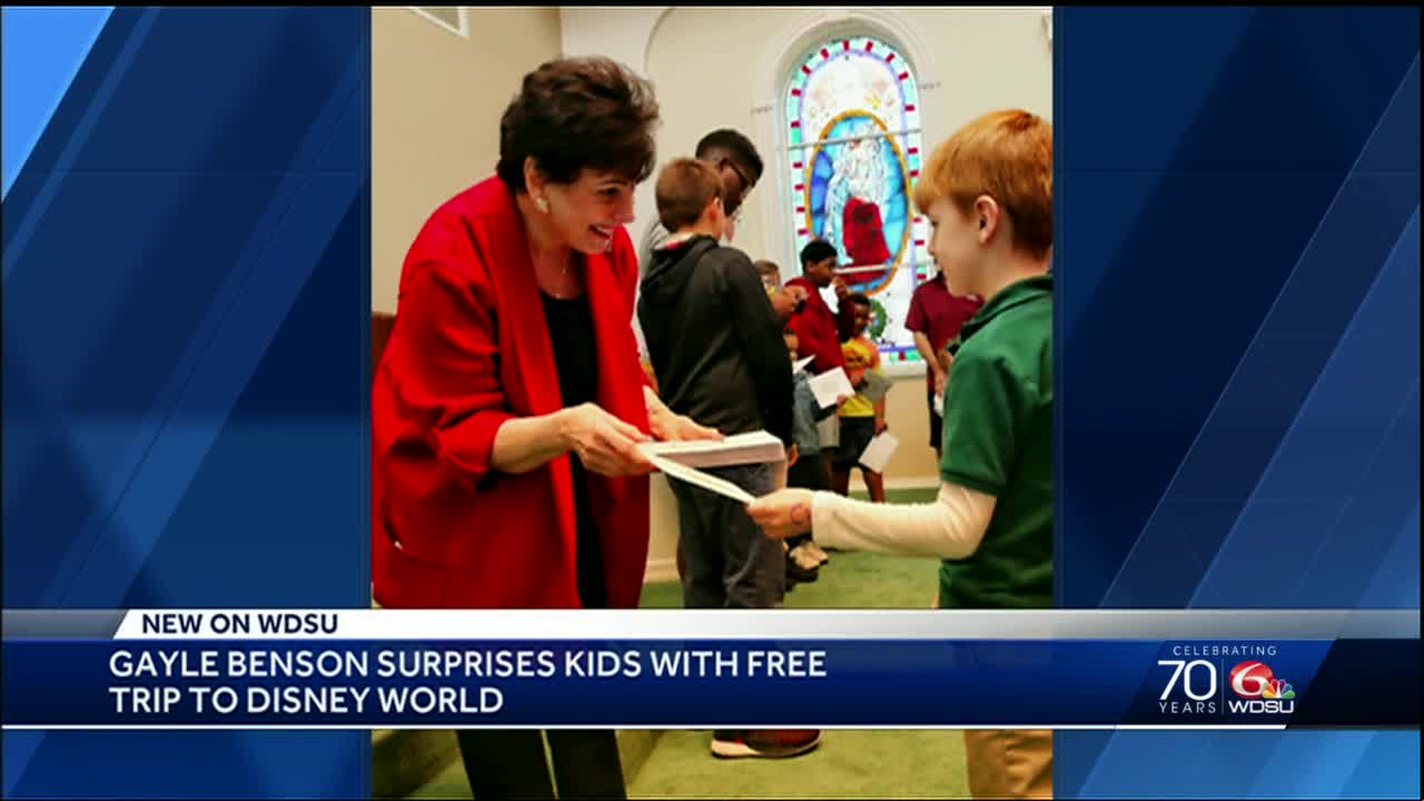 Saints Owner Mrs. Gayle Benson Visits Lafayette - 'The Gift'