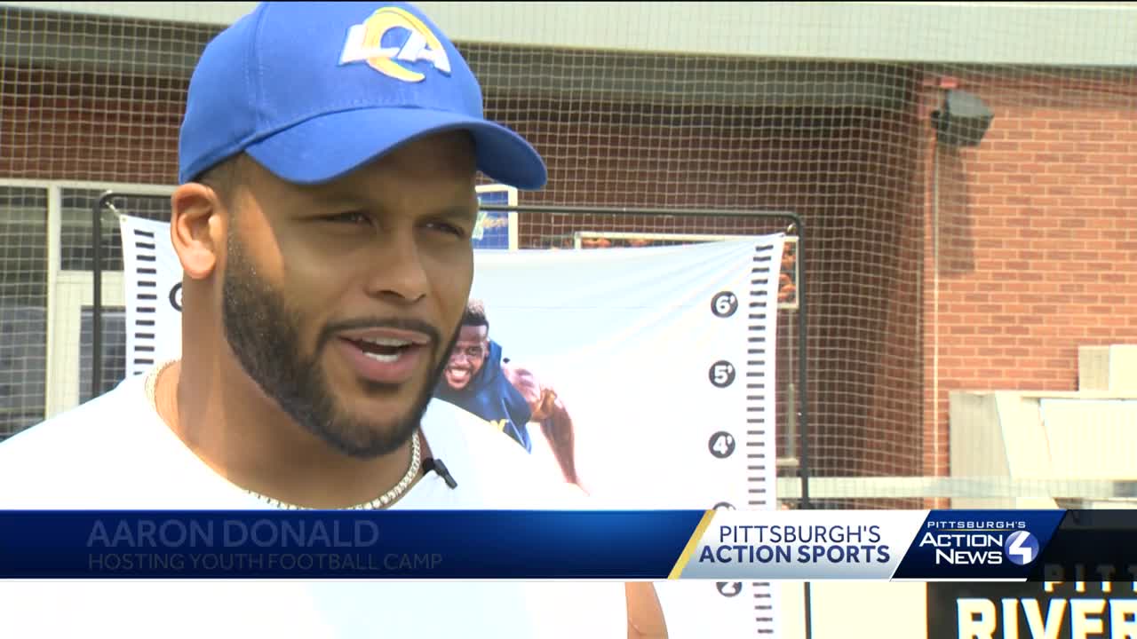 Aaron Donald hosts annual youth camp back home in Pittsburgh