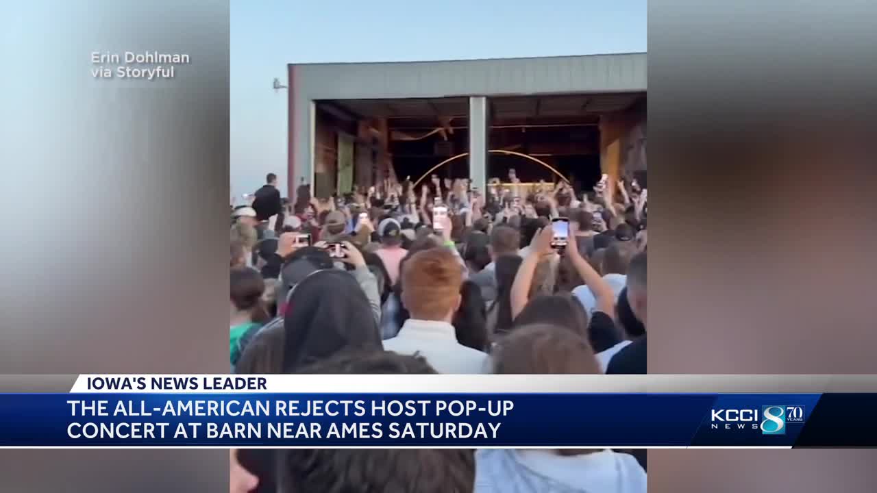 All-American Rejects host pop-up concert in Ames