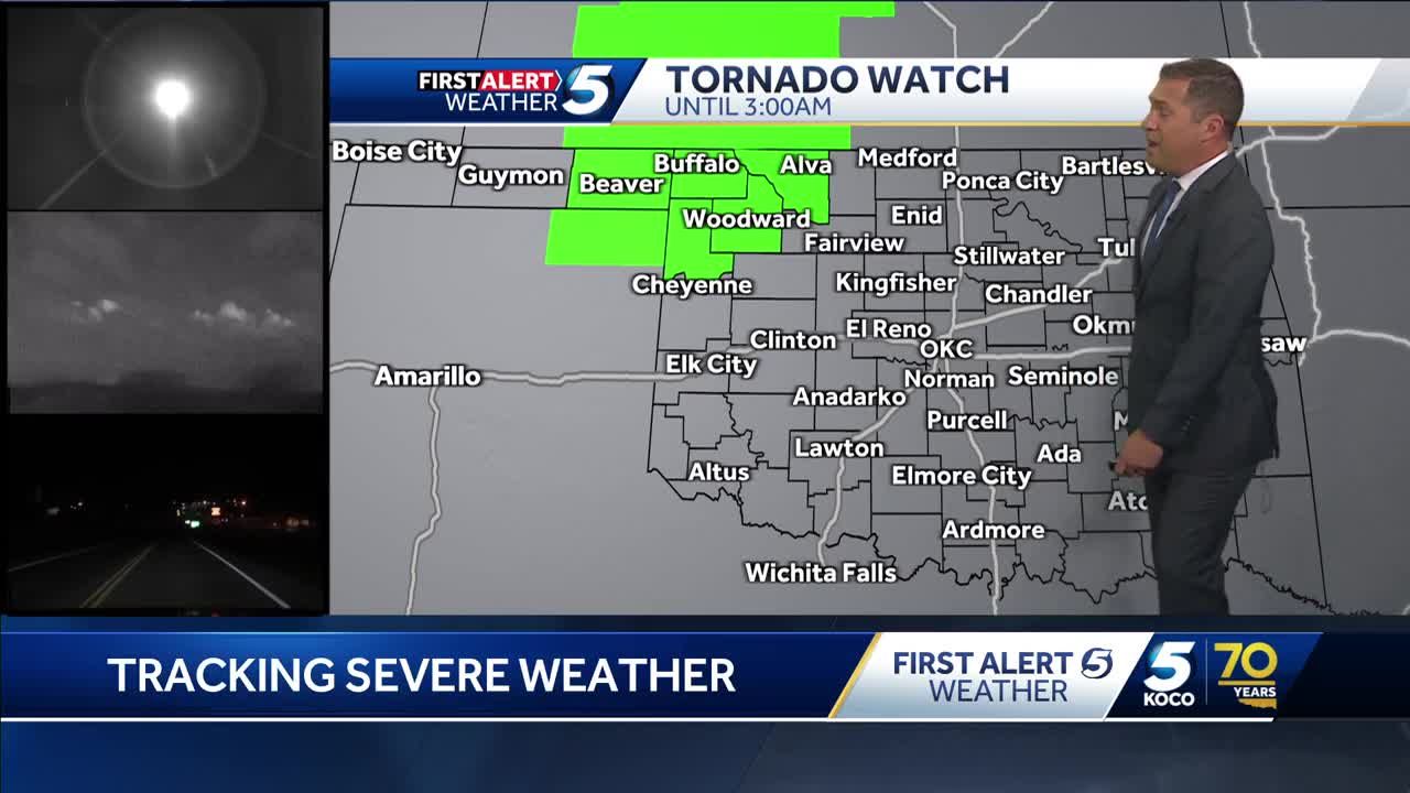 Tornado watch issued for several northwest Oklahoma counties