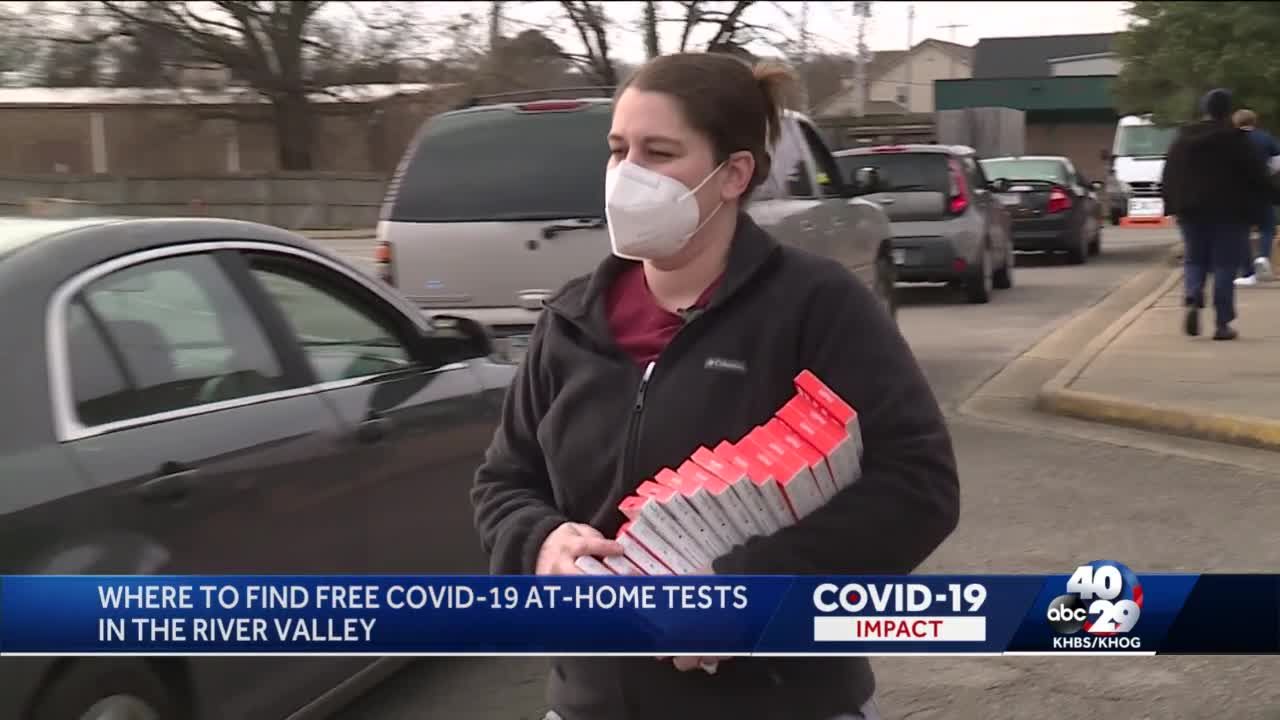 Where to find free COVID home-tests in River Valley