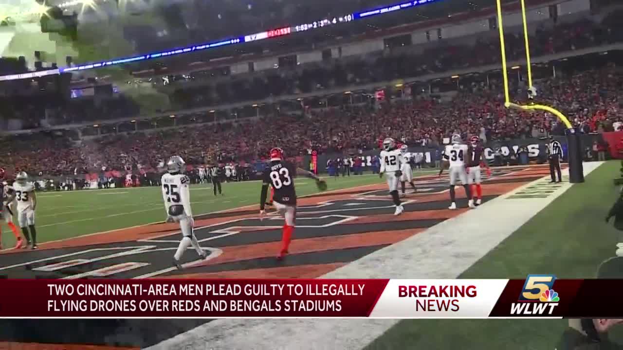 Flyer of drone at Bengals playoff game could be in 'serious' trouble