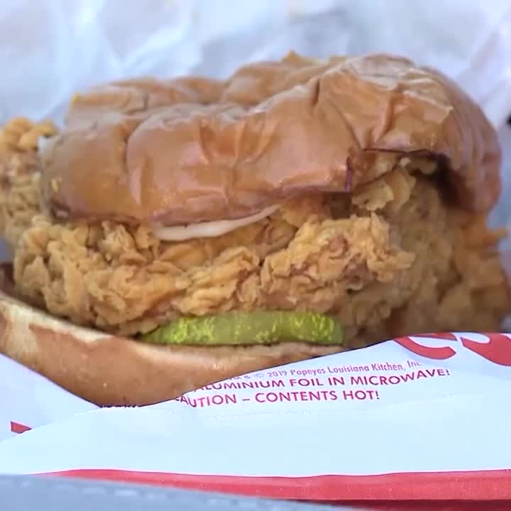 Popeye's Chicken Sandwich - Little Sunny Kitchen