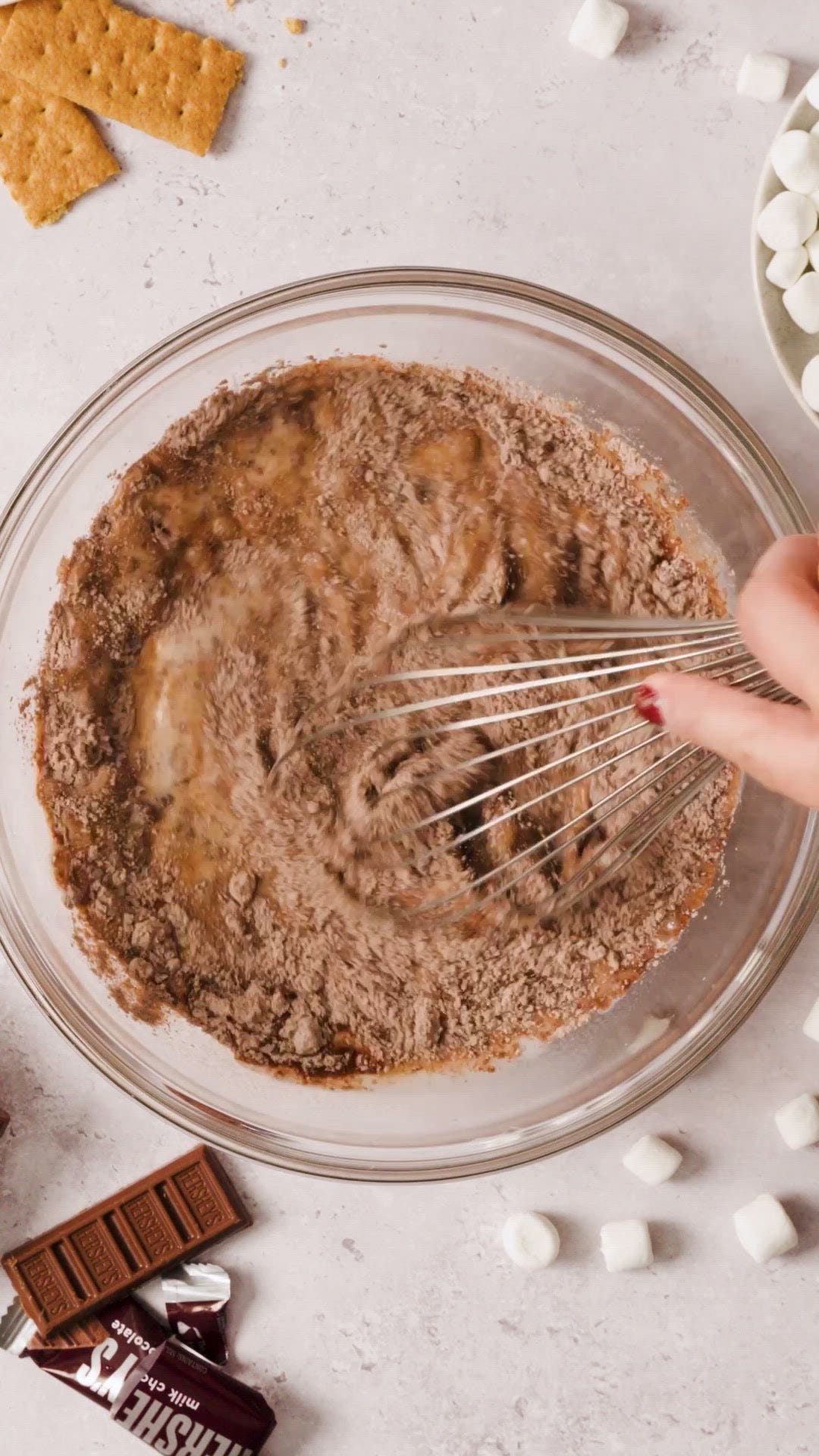preview for Skip The Sticky Fingers For This No-Bake S'mores Fluff