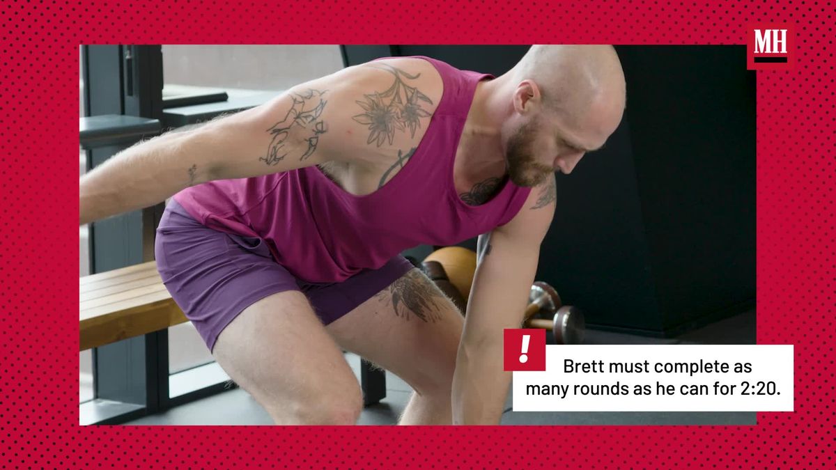 preview for Brutal 5-Minute 2-Move Kettlebell Create Your Own Hell Workout | Men’s Health Muscle