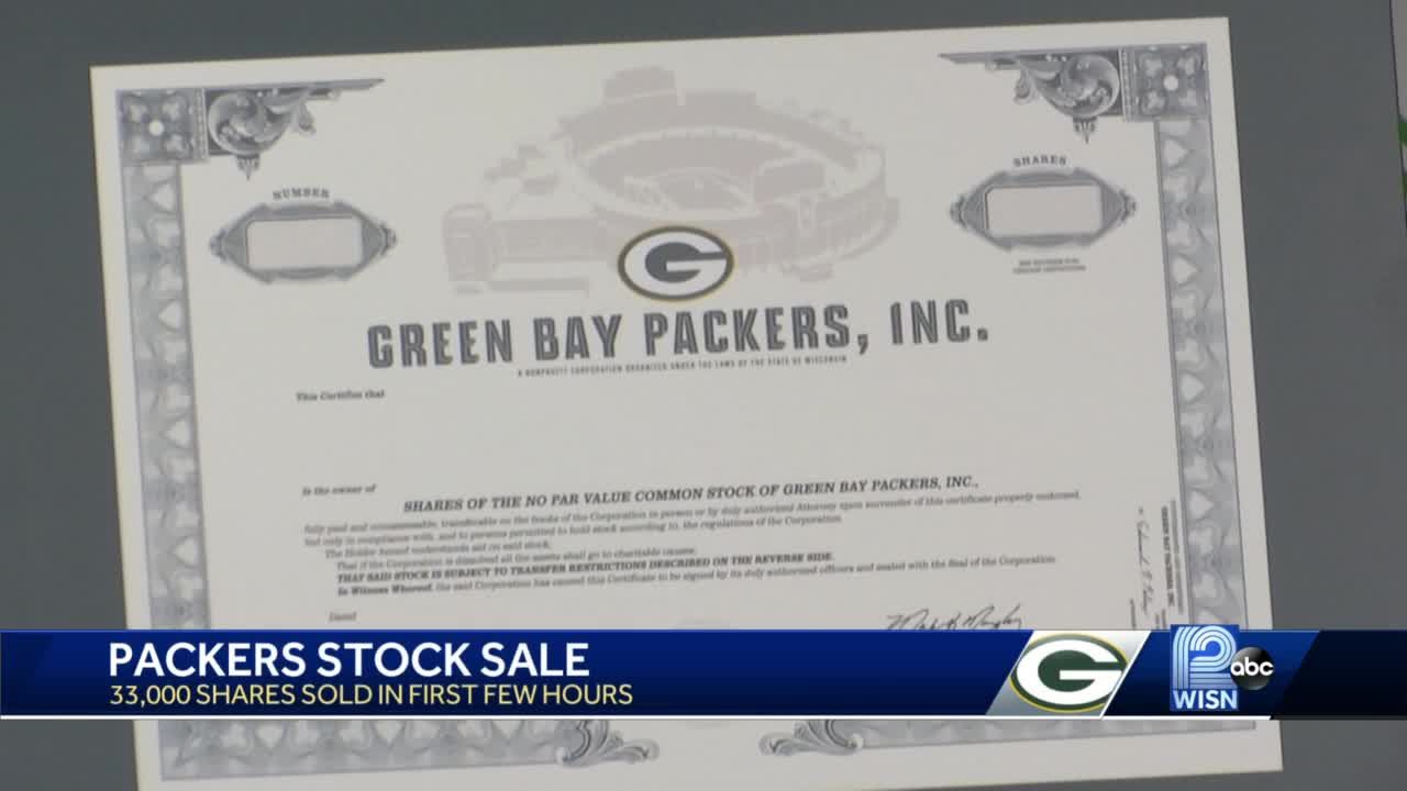 The Packers Stock is Selling Out