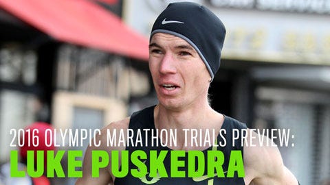 Luke Puskedra at the 2015 Chicago Marathon