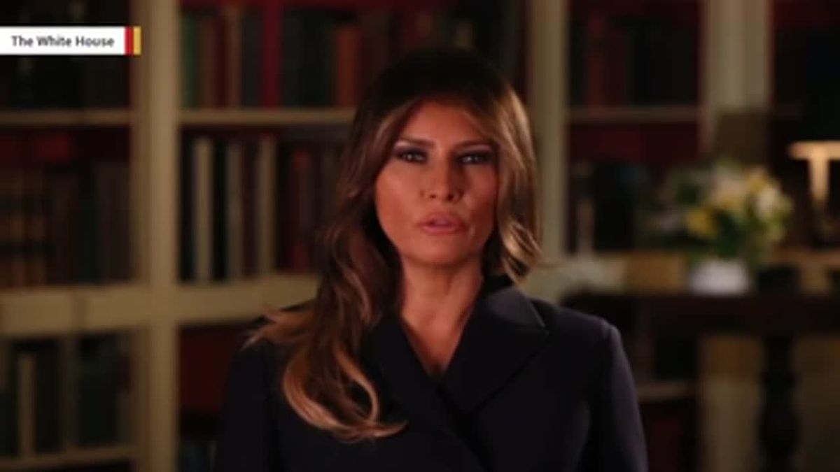 preview for Melania Trump Releases Hurricane Relief PSA
