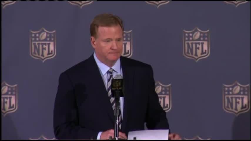 NFL commissioner Roger Goodell says he admires the decision Patriots owner  Robert Kraft made. Watch more of his remarks:  He  also, By WCVB Channel 5 Boston