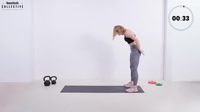 preview for 15-minute bodyweight ab workout with Rosie Stockley