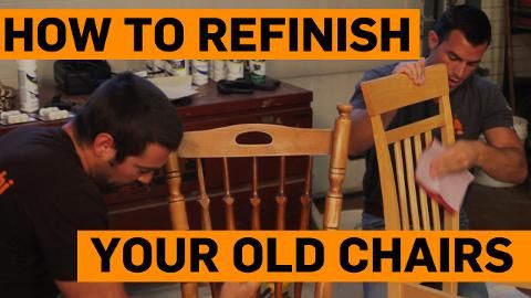 preview for How To Refinish Your Old Chairs