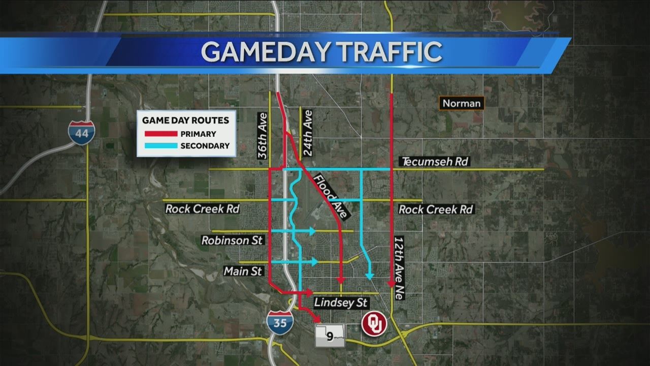 Game Day Routes