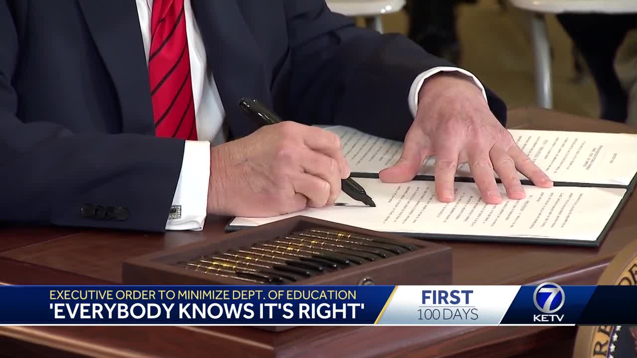 'Increase local influence': Gov. Pillen in DC for education executive order