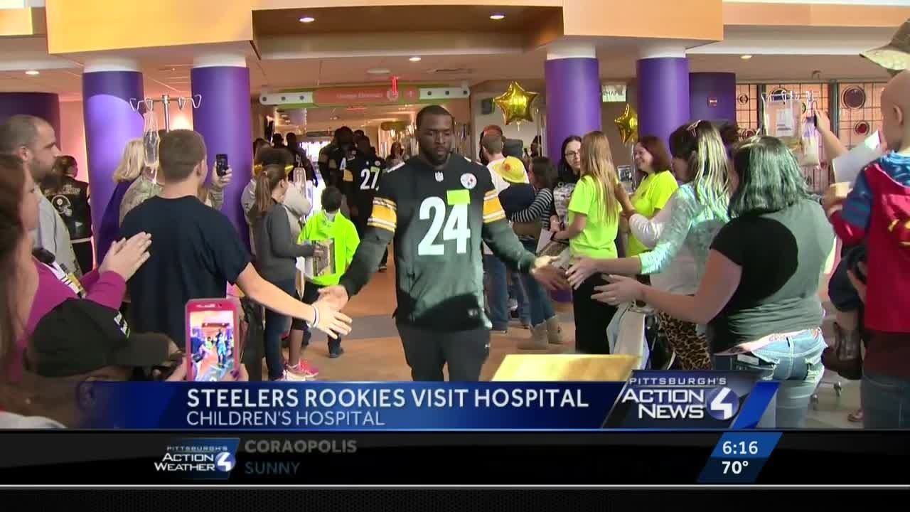 Steelers Community Relations on X: On Tuesday, our rookie class visited  @ChildrensPgh to spend some time doing crafts and activities with the  children and their families. 