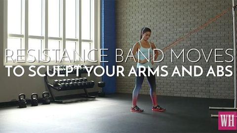 preview for Resistance Band Moves To Sculpt Your Arms and Abs
