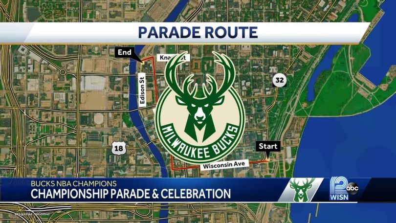 Milwaukee Bucks Parade Route