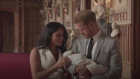 preview for The Duke and Duchess of Sussex have announced the name of their first child