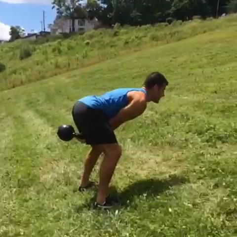 preview for Uphill Kettlebell Walking Swing / Downhill Kettlebell Suitcase Carry