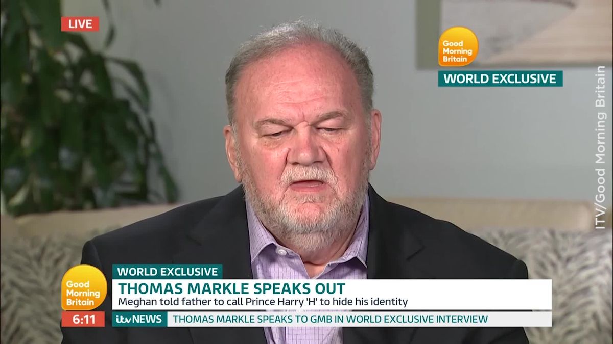 preview for Thomas Markle Sr Describes Moment Prince Harry Asked For Permission To Marry Meghan Markle