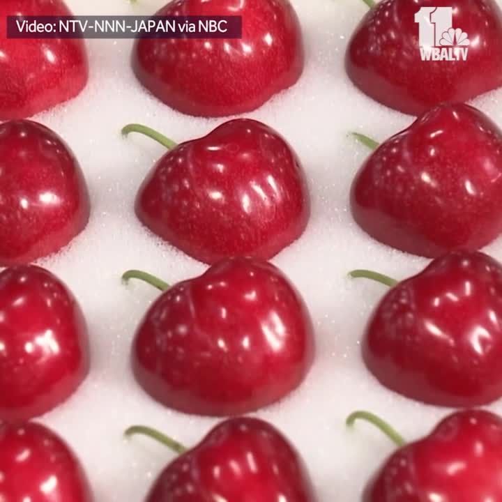 Box of cherries in Japan fetches almost $4,100 at auction