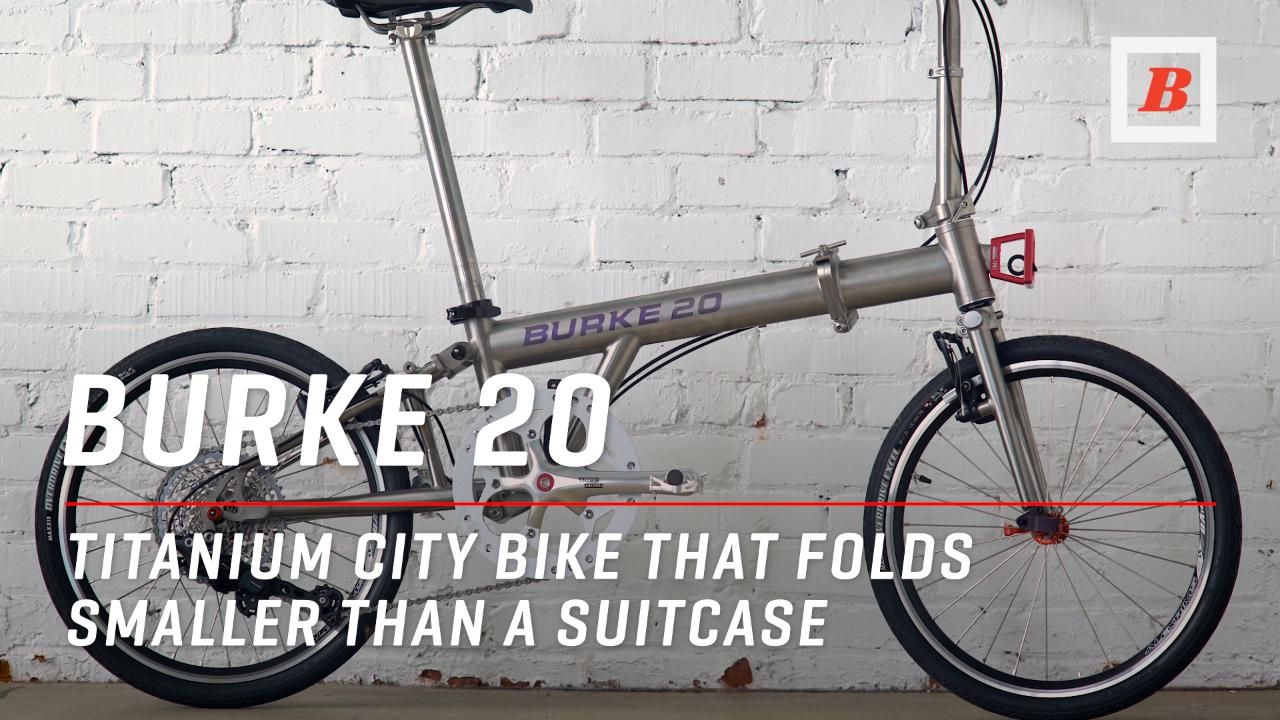 burke 20 folding bike