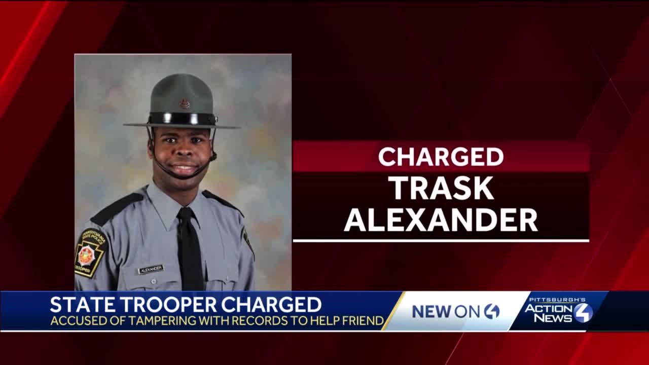 Pennsylvania state trooper charged with tampering