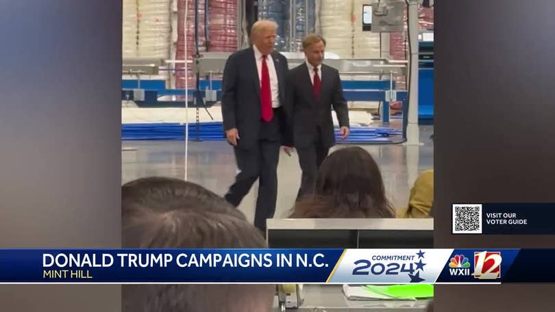 Trump makes another stop in North Carolina