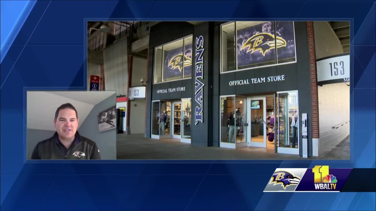 Baltimore Ravens pop-up shop opens