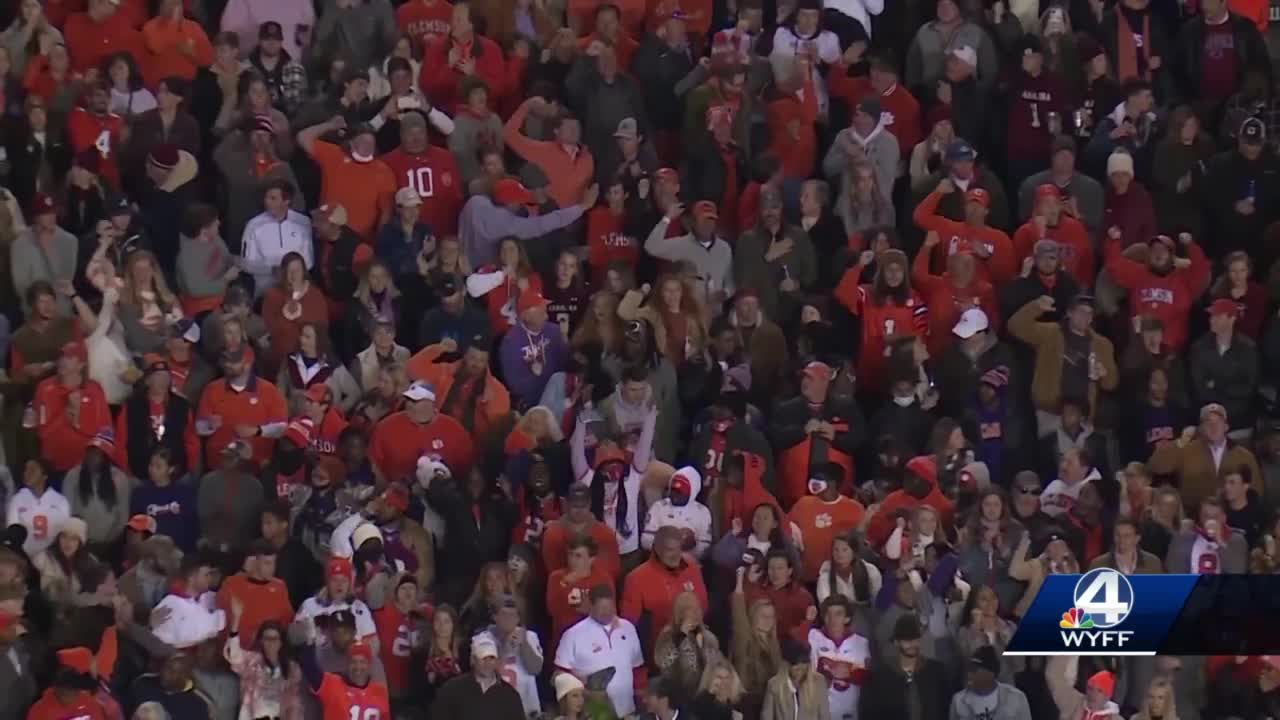 Clemson fans show their enthusiasm for softball