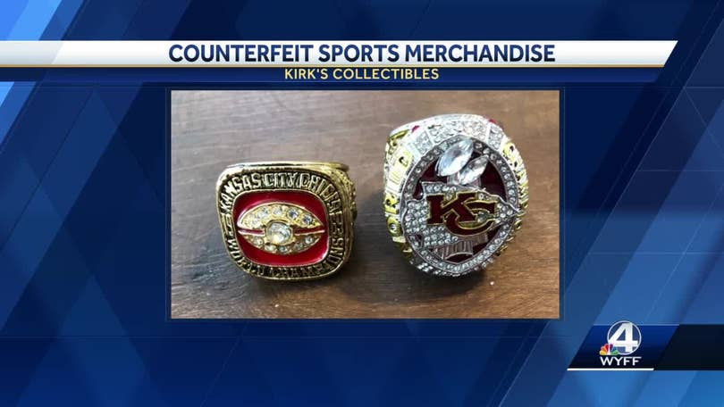 South Carolina: Fake sports items at Upstate mall store