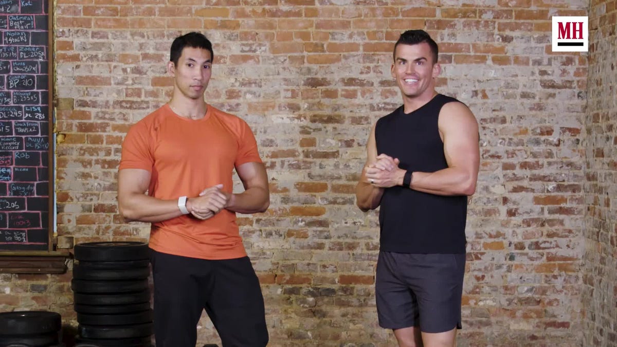 preview for Men's Health 6-Week Sweat Off: The Brettzel Stretch