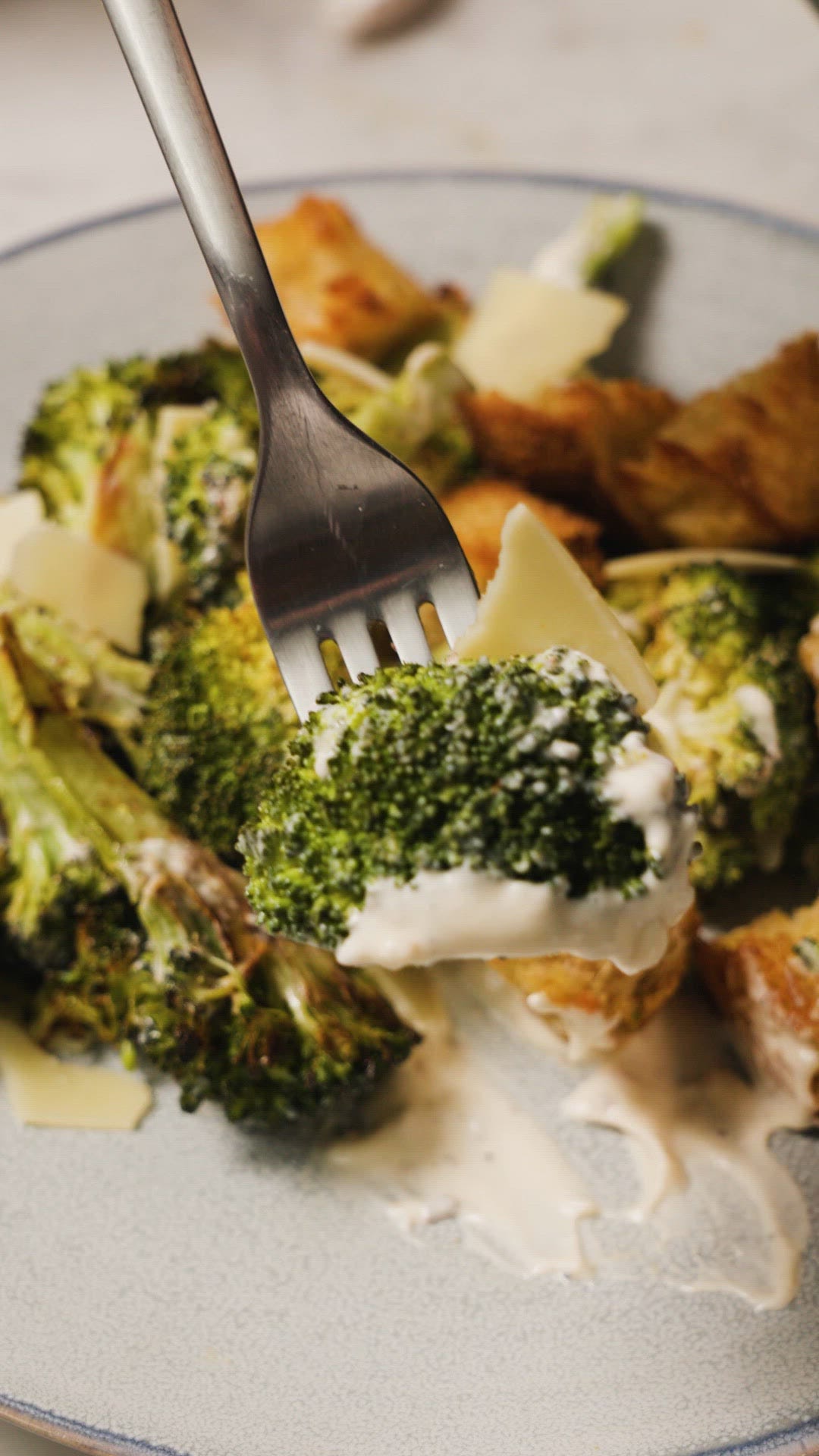 broccoli caesar salad