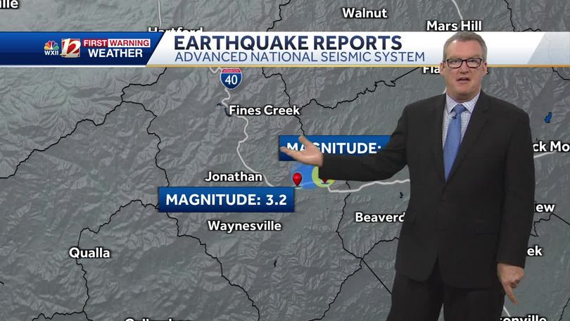 4th June earthquake hits NC mountains Friday